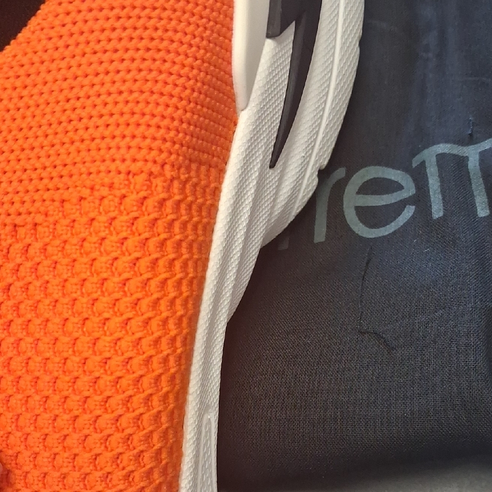 Neil Barrett Bright Orange Sneakers - Picture 9 of 10